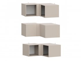 Антресоль (АН50+АН75+планка) Эккервуд (меланж) в Кысыл-Сыре - kysyl-syr.mebel-nsk.ru | фото
