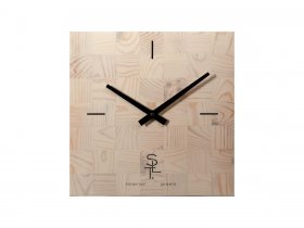 Часы настенные SLT 5196 CHESS WHITE WOOD в Кысыл-Сыре - kysyl-syr.mebel-nsk.ru | фото