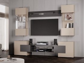 Гостиная Фэнтези (кашемир/графит) в Кысыл-Сыре - kysyl-syr.mebel-nsk.ru | фото