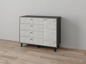 Комод «Катрин-13» (графит/мальта) в Кысыл-Сыре - kysyl-syr.mebel-nsk.ru | фото
