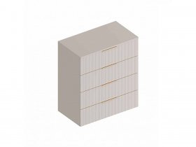 Комод с 4 ящ. «Тефия» (тефия/софт сантьяго) в Кысыл-Сыре - kysyl-syr.mebel-nsk.ru | фото