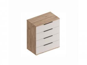 Комод с ящиками Сицилия (дуб альпийский/тефия) в Кысыл-Сыре - kysyl-syr.mebel-nsk.ru | фото
