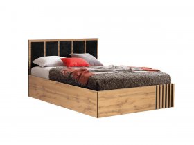 Кровать двуспальная с подъем. мех. 1,6 м Либерти 51.20 в Кысыл-Сыре - kysyl-syr.mebel-nsk.ru | фото