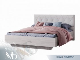 Кровать двуспальная 1,6м Кимберли КР-13 в Кысыл-Сыре - kysyl-syr.mebel-nsk.ru | фото