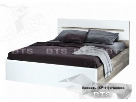 Кровать двуспальная 1,6 м  Наоми КР-11 в Кысыл-Сыре - kysyl-syr.mebel-nsk.ru | фото