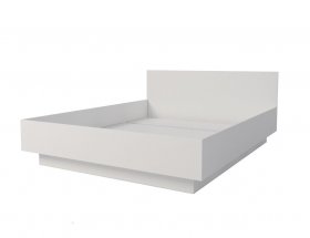 Кровать двуспальная Мебелевс 1,6 м (белый) в Кысыл-Сыре - kysyl-syr.mebel-nsk.ru | фото
