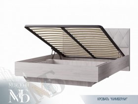 Кровать двуспальная с подъем. мех. 1,6 м  Кимберли КР-13 в Кысыл-Сыре - kysyl-syr.mebel-nsk.ru | фото