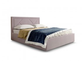 Кровать мягкая 1,6 Сиеста стандарт, вар.1 в Кысыл-Сыре - kysyl-syr.mebel-nsk.ru | фото