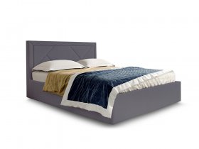 Кровать мягкая 1,6 Сиеста стандарт, вар.3 в Кысыл-Сыре - kysyl-syr.mebel-nsk.ru | фото