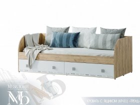 Кровать с ящиками Тренд КР-01 в Кысыл-Сыре - kysyl-syr.mebel-nsk.ru | фото