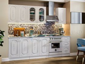 Кухонный гарнитур Лиза-2 (белый) в Кысыл-Сыре - kysyl-syr.mebel-nsk.ru | фото