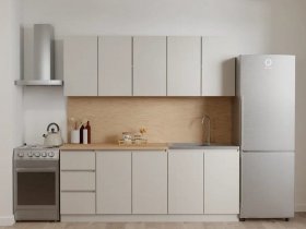 Кухонный гарнитур Мори 2,0 м (сатин) в Кысыл-Сыре - kysyl-syr.mebel-nsk.ru | фото