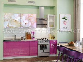 Кухонный гарнитур Вишневый цвет в Кысыл-Сыре - kysyl-syr.mebel-nsk.ru | фото