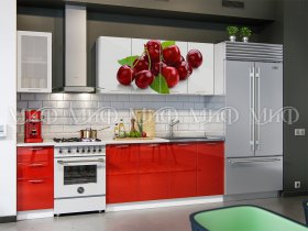 Кухонный гарнитур Вишня в Кысыл-Сыре - kysyl-syr.mebel-nsk.ru | фото