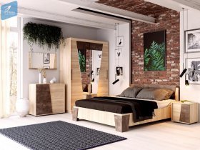 Модульная спальня Санремо в Кысыл-Сыре - kysyl-syr.mebel-nsk.ru | фото