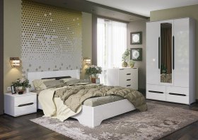 Модульная спальня Валирия в Кысыл-Сыре - kysyl-syr.mebel-nsk.ru | фото