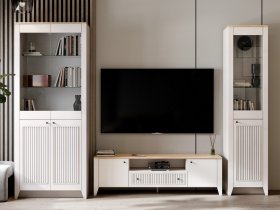 Модульная стенка Валенсия в Кысыл-Сыре - kysyl-syr.mebel-nsk.ru | фото