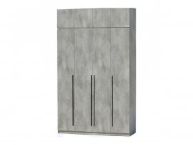 Шкаф четырехстворчатый с антресолью Триумф в Кысыл-Сыре - kysyl-syr.mebel-nsk.ru | фото