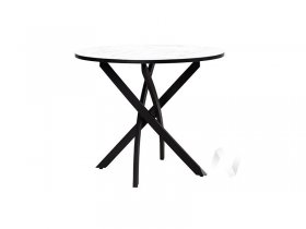 Стол обеденный Лион (мрамор белый/черный) в Кысыл-Сыре - kysyl-syr.mebel-nsk.ru | фото