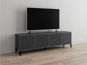 Тумба под ТВ Парус-10 (графит/гранит лофт) в Кысыл-Сыре - kysyl-syr.mebel-nsk.ru | фото
